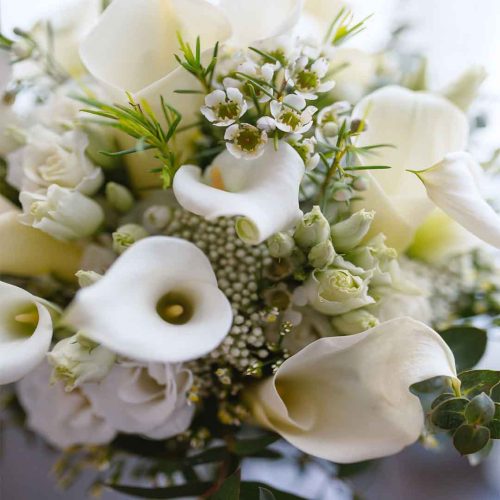 Ramo de novia espectacular de flores naturales