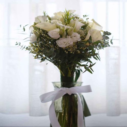 Ramo de novia de flores naturales