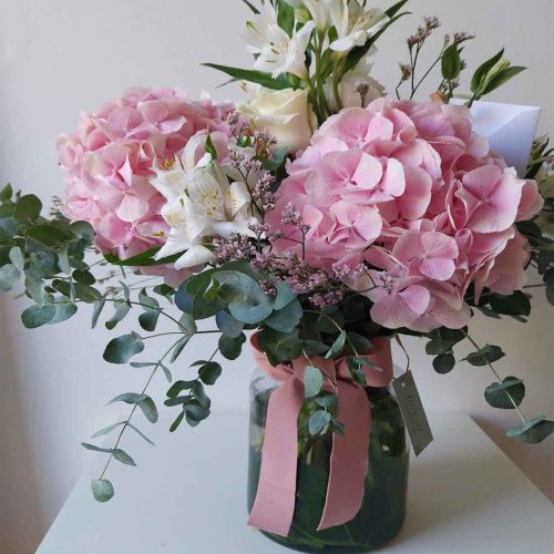 Jarrón de Flores Naturales